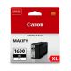 Canon PGI1600XLBK High Yield Black Ink Tank (Yield, up to 1,200 pages)