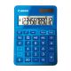 Canon LS123KMBL Dual Power Mini Desktop Calculator - Metallic Blue