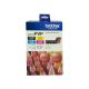 Brother LC-73PVP Photo Value Pack - 1x Black, 1x Cyan, 1x Magenta, 1x Yellow + 40 Sheets Photo Paper