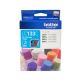 Brother LC-133C Cyan Ink Cartridge (Yield, up to 600 pages)