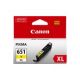 Canon CLI651XLY Yellow Extra Large Ink Tank (Yield, up to 270 pages