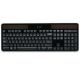 Logitech K750R WIRELESS SOLAR KEYBOARD (U) Battery hassles are a thing of the past with the solar-powered Logitech Wireless Solar Keyboard K750.