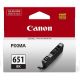 Canon CLI651BK Black Ink Cartridge (Yield, up to 380 pages)