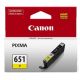 Canon CLI651Y Yellow Ink Cartridge (Yield, up to 150 pages)