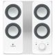 New LOGITECH Z200 Computer Speaker Stereo Sound 3.5MM Wired with Tone Control ,RMS(5W),WHITE,2Years WTY (980-000851)