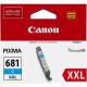 Canon CLI681XXLC Cyan XXL Ink Cartridge