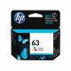 HP F6U61AA #63 Tri Colour Ink Cartridge (165 page yield)