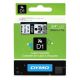 DYMO D1 LABEL CASSETTE 19mm x 7m - BLACK ON CLEAR