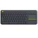 Logitech K400 Plus Wireless Touch Keyboard - Black (920-007119) (920-007165)