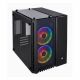 Corsair Crystal Series 280X RGB Tempered Glass Micro-ATX, Dual Chamber, Thermal, Compact Case, Black