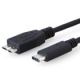 8Ware USB 3.1 Cable 1m Type-C to Micro B Male to Male Black 10Gbps