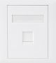 Astrotek CAT6 RJ45 Network Wall Face Plate Outlets 86x86mm 1 Port Socket Kit