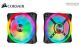 Corsair QL120 RGB, ICUE, 120mm RGB LED PWM Fan 26dBA, 41.8 CFM, Single Pack