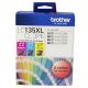 Brother LC-135XL Colour Value Pack 1XCyan 1X Magenta 1X Yellow