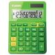 Canon LS123KMGR Dual Power Mini Desktop Calculator - Green