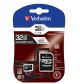 Verbatim 32GB MicroSD SDHC SDXC Class10 UHS-I Memory Card 45MB/s Read 10MB/s Write 300X Read Speed with standard SD adaptor