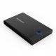 Simplecom SE229 Tool-free 2.5' SATA HDD SSD to USB-C Enclosure USB 3.2 Gen 2