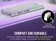 Corsair K60 PRO TKL RGB Tenkeyless Optical-Mechanical Gaming Keyboard- White