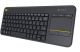 Logitech K400 Plus Wireless Keyboard with Touchpad & Entertainment Media Keys Tiny USB Unifying receiver for HTPC connected TVs ~KBLT-K830BT(L)