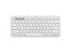 Logitech PEBBLE KEYS 2 K380S Slim, minimalist Bluetooth® Wireless Keyboard with customizable keys (Tonal White)