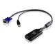 Aten KVM Cable Adapter with RJ45 to VGA & USB, Supports Virtual Media