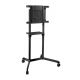 Brateck Rotating Mobile Stand for Interactive Display Fit 37'-70' Up to 70Kg - Black  VESA 200x200,400x200,300x300,600x200,350x350,400x400,600x400