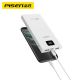 PISEN Dual USB Outputs Power bank 10500mAh LED Display - White (6940735499318)