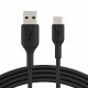 Belkin BOOST↑CHARGE™ Braided USB-C to USB-A Cable (15cm / 6in, Black) - USB-IF certified to guarantee device compatibility and functionality