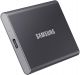 Portable SSD T7, 1TB, Titan Gray, USB3.2, Type-C, R/W(Max) 1,050MB/s, Aluminium Case, 3 Years Warranty