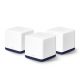 Mercusys Halo H50G(3-pack) AC1900 Whole Home Mesh Wi-Fi System, 500m², 1300Mbps/600Mbps, 3xGigabit Port Per Unit, QoS, Router, Access Point