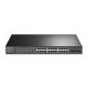 TP-Link TL-SG3428MP JetStream 28-Port Gigabit L2 Managed Switch with 24-Port PoE+ 384 W PoE Budget: 24× 802.3at/af-compliant PoE+ ports,Static Routing