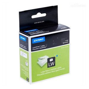 DYMO RETURN ADDRESS - PAPER/WHITE  25mm x 54mm 1 Roll/Box 500 Labels/Roll