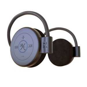 Laser AO-BT660-BLK Bluetooth Stereo Headphones, Black