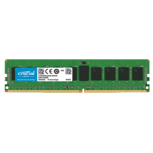 CRUCIAL 8GB DDR4 ECC REG MEMORY, PC4-21300, 2666MHz, DRx8, 288pin, LIFE WTY