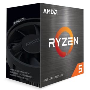 AMD Ryzen 5 5600X Zen 3 CPU 6C/12T TDP 65W Boost Up To 4.6GHz Base 3.7GHz Total Cache 35MB Wraith Stealth Cooler (AMDCPU) (RYZEN5000)