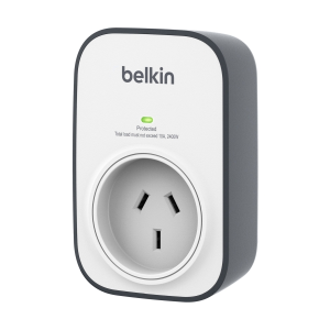 Brand New Belkin 1 Outlet Power Board Surge Protector 240V Wall Mounted 