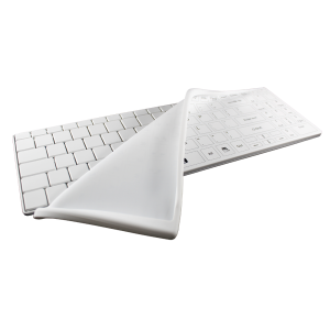 Man And Machine OPEN STYLE WASHABLE VALUE KEYBOARD. QUICK DISCONNECT USB CABLE FOR EASY CLEANING. COMPACT SIZE KEYBOARD WITH 99 KEYS. CLOSED DECK AND DRAIN HOLES HELP KEEP FLUIDS FROM BUILDING UP INSIDE KEYBOARD.