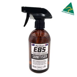 HotTorque E85 Hand & Surface Sanitiser 500ml, 80% Ethanol, 100% Australian Made, WHO & TGA Standard, Natural Ingredients, Tea Tree & Peppermint Oil
