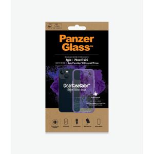 PanzerGlass Clear Case for Apple iPhone 13 Mini - Grape - Slim Fashionable Design, Anti-bacterial, Enhance Protection